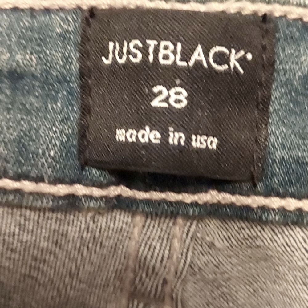 Just Black skinny fit jeans, size 28
